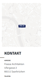 Mobile Screenshot of freese-architekten.de