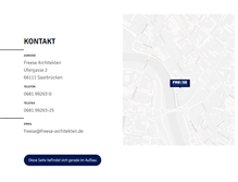 Tablet Screenshot of freese-architekten.de